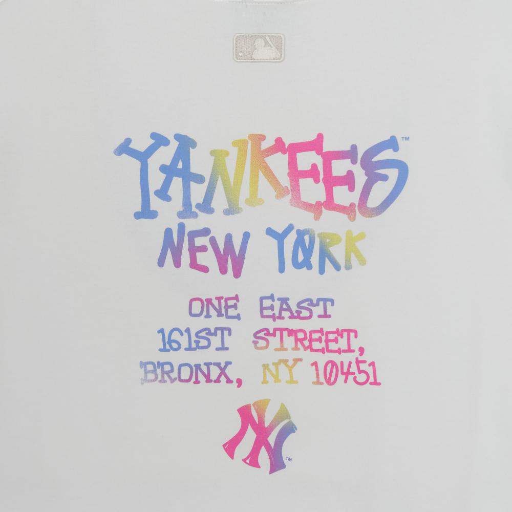 Basic Multi Letter Logo Semi Over Fit T-Shirts New York Yankees