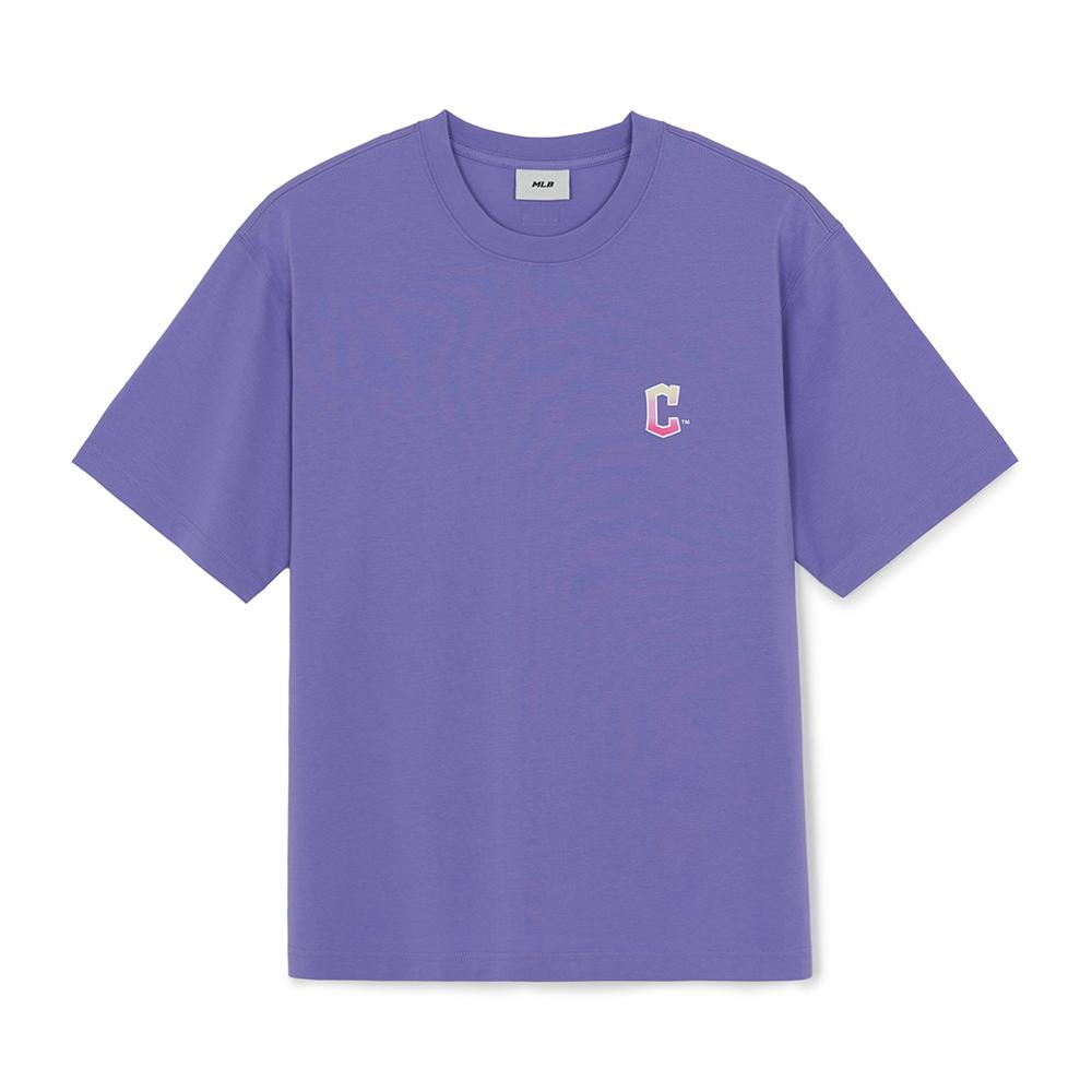 เสื้อยืด Basic Flash Mega Logo Over Fit T-Shirts Cleveland Guardians
