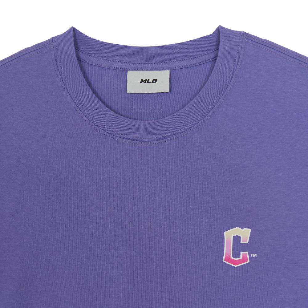 เสื้อยืด Basic Flash Mega Logo Over Fit T-Shirts Cleveland Guardians