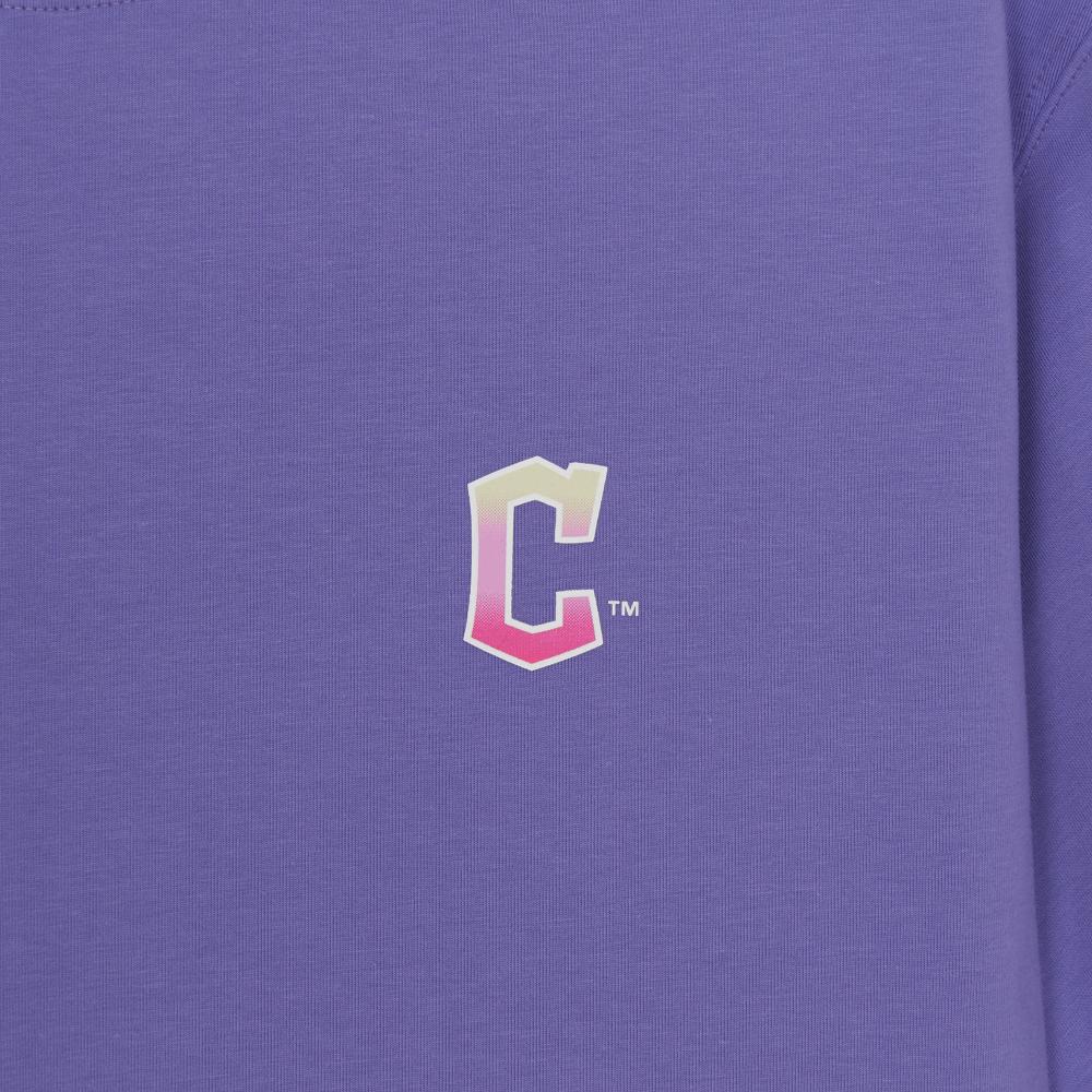 เสื้อยืด Basic Flash Mega Logo Over Fit T-Shirts Cleveland Guardians