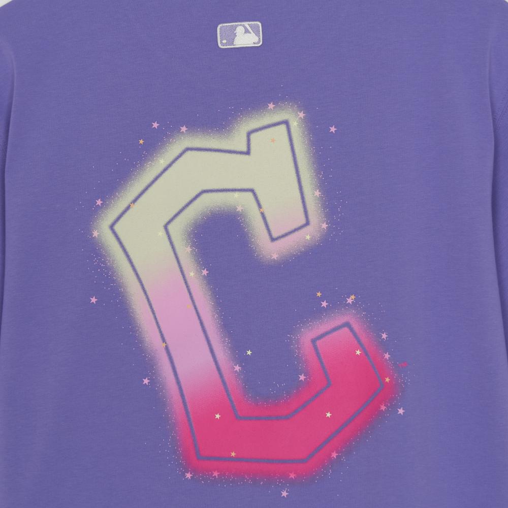 เสื้อยืด Basic Flash Mega Logo Over Fit T-Shirts Cleveland Guardians