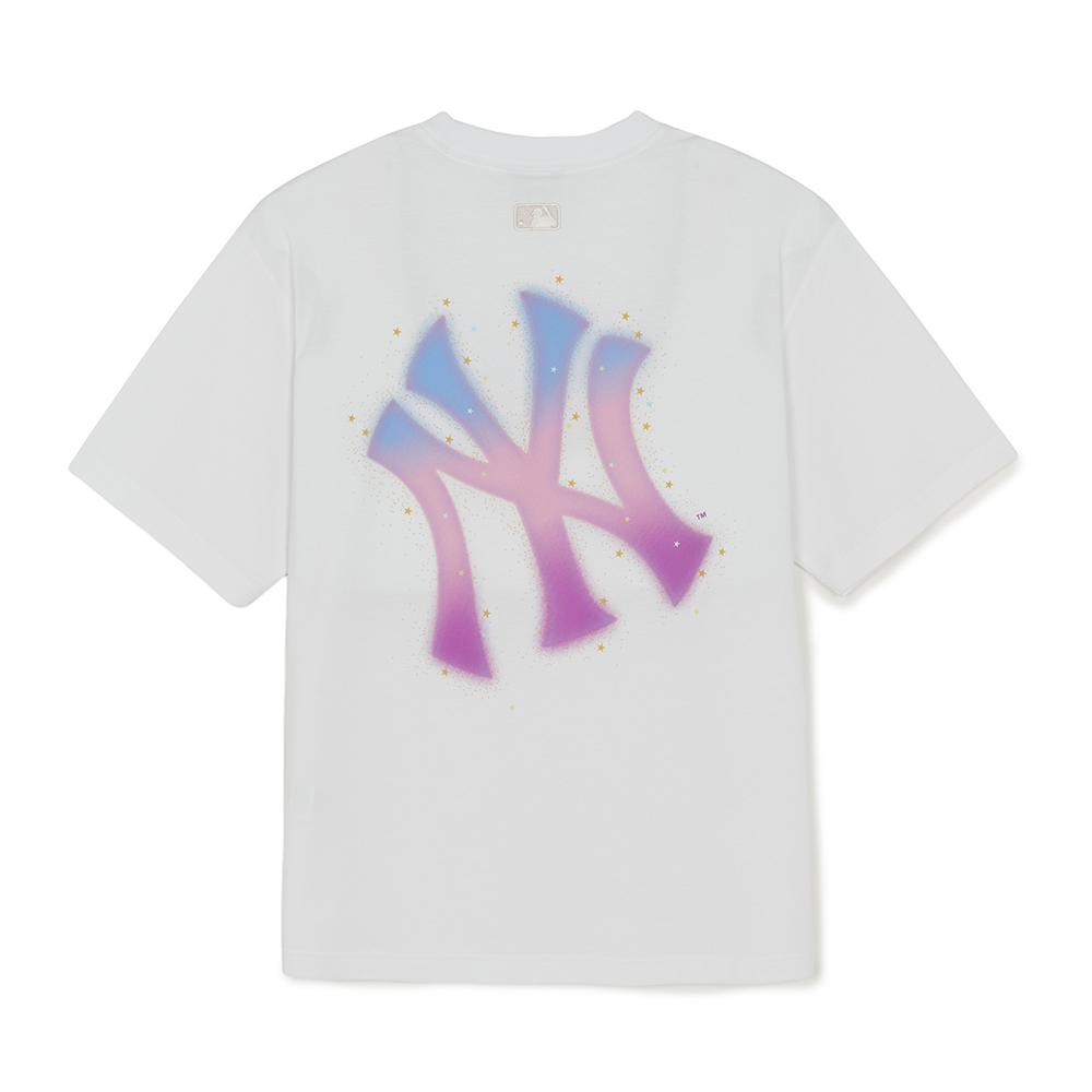 เสื้อยืด Basic Flash Mega Logo Over Fit T-Shirts New York Yankees