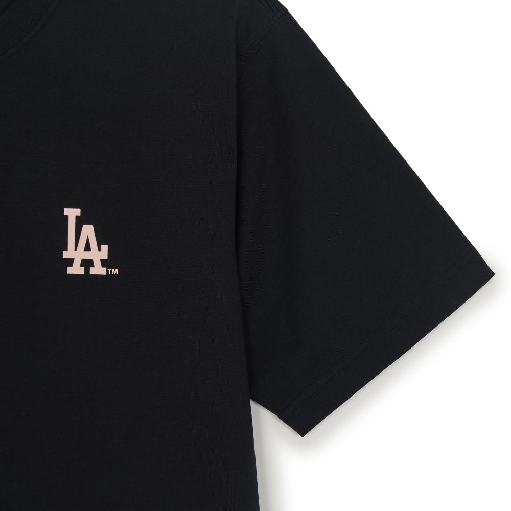 เสื้อยืด Basic Color Lettering Back Graphic Over Fit T-Shirts Los Angeles Dodgers