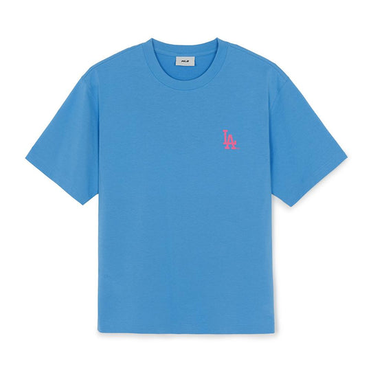 เสื้อยืด Basic Color Lettering Back Graphic Over Fit T-Shirts Los Angeles Dodgers