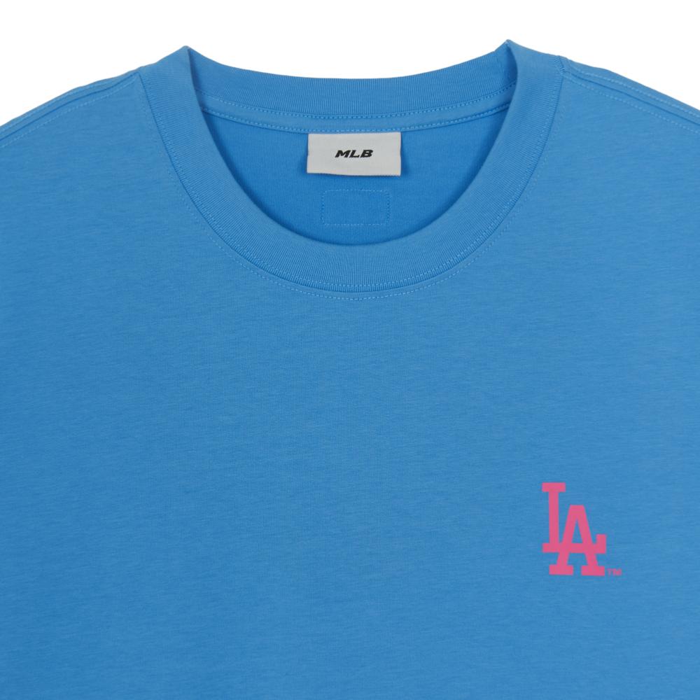 เสื้อยืด Basic Color Lettering Back Graphic Over Fit T-Shirts Los Angeles Dodgers