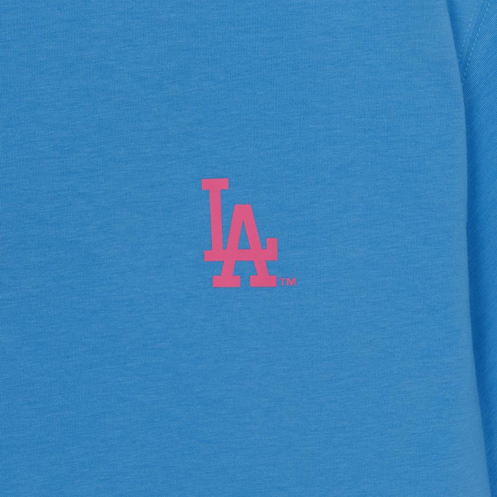 เสื้อยืด Basic Color Lettering Back Graphic Over Fit T-Shirts Los Angeles Dodgers