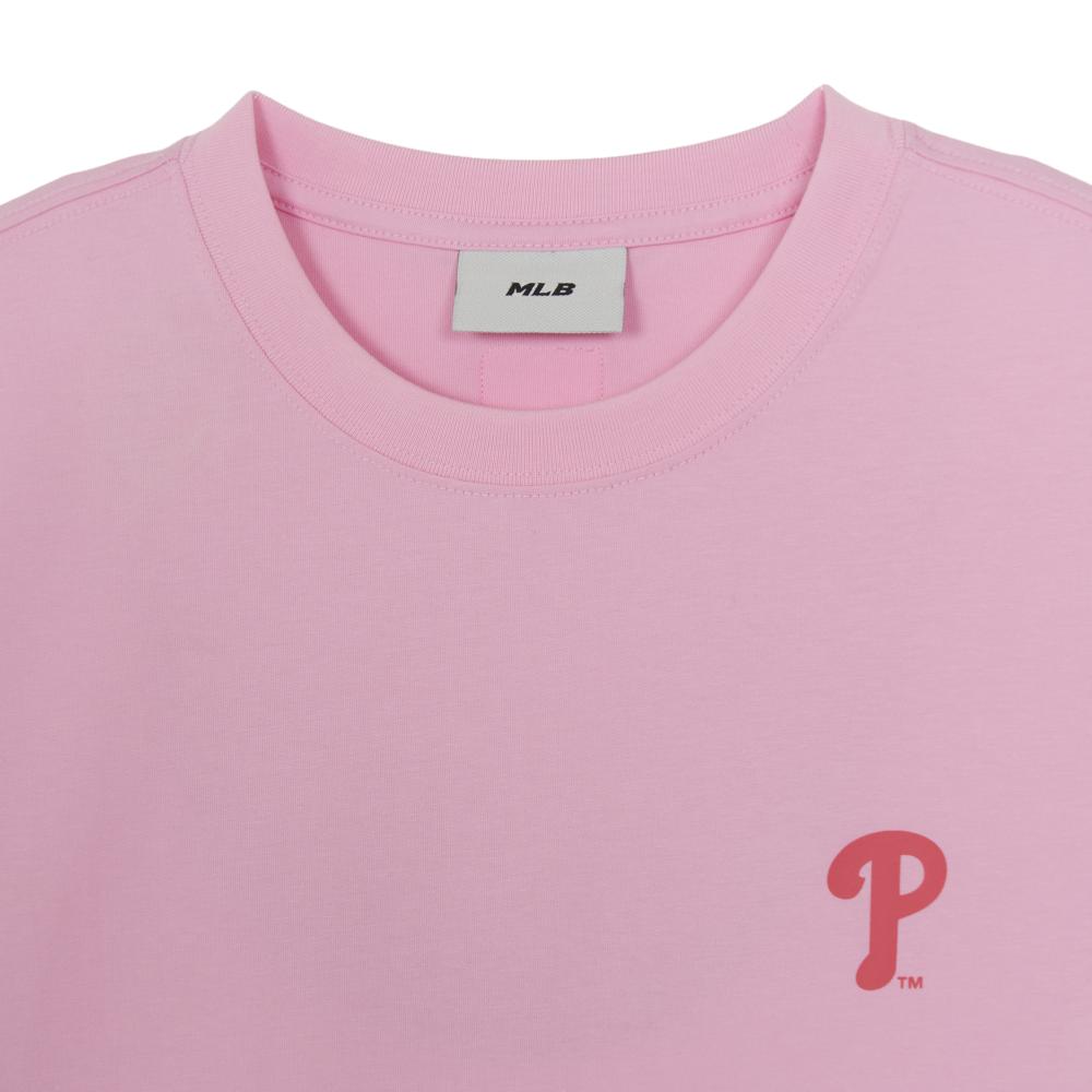 เสื้อยืด Basic Color Lettering Back Graphic Over Fit T-Shirts Philadelphia Phillies