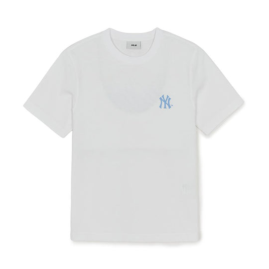 เสื้อยืด Basic Color Lettering Back Graphic Over Fit T-Shirts New York Yankees