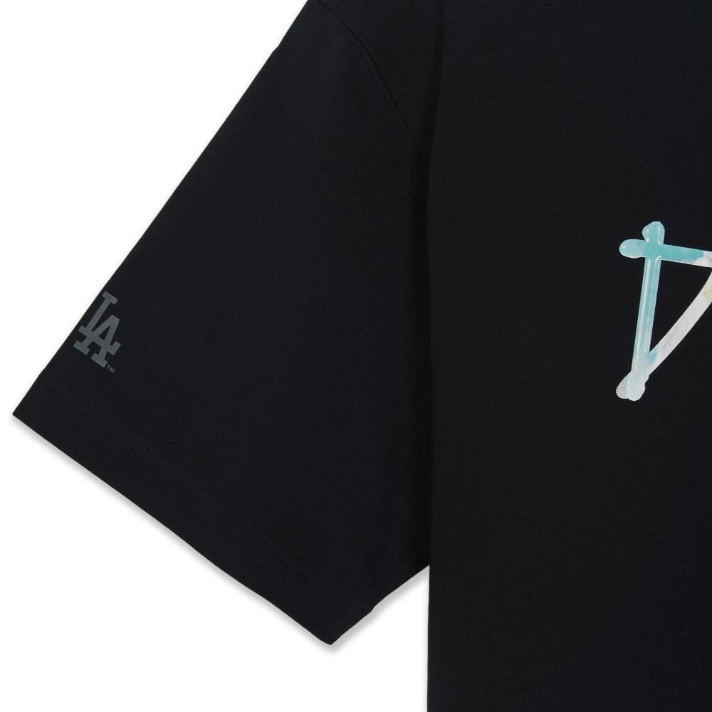 เสื้อยืด Basic Colorful Street Mtreet Logo Over Fit T-Shirts Los Angeles Dodgers