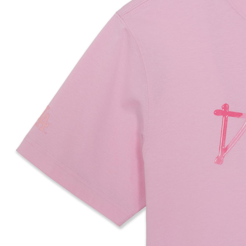 เสื้อยืด Basic Colorful Street Mtreet Logo Over Fit T-Shirts Los Angeles Dodgers