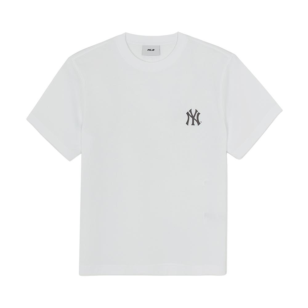 Basic Small Logo Semi Over-Fit T-Shirts New York Yankees