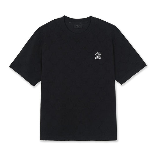 Dia Monogram Tonal Jacquard Semi Over Fit T-Shirts New York Yankees
