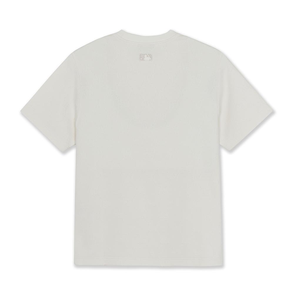 Dia Monogram Tonal Jacquard Semi Over Fit T-Shirts New York Yankees