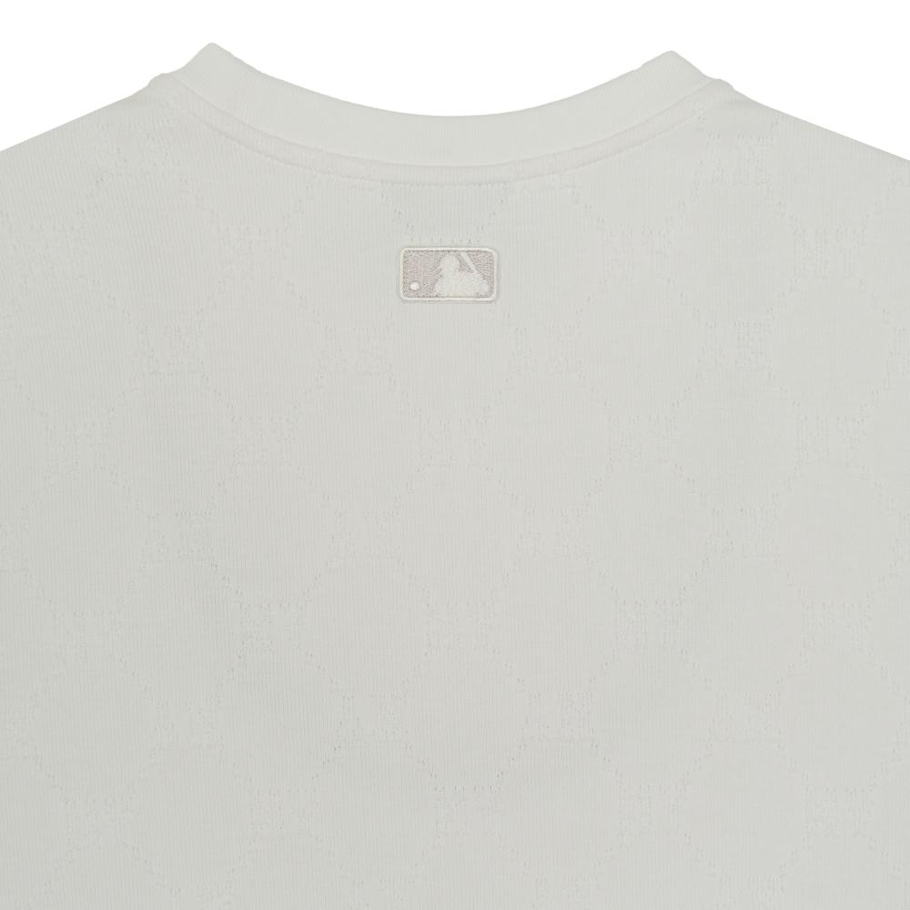Dia Monogram Tonal Jacquard Semi Over Fit T-Shirts New York Yankees