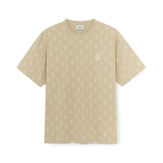 Classic Monogram All-Over Printed Over Fit T-Shirts Boston Red Sox