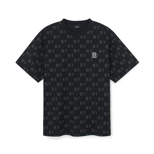 Classic Monogram All-Over Printed Over Fit T-Shirts New York Yankees
