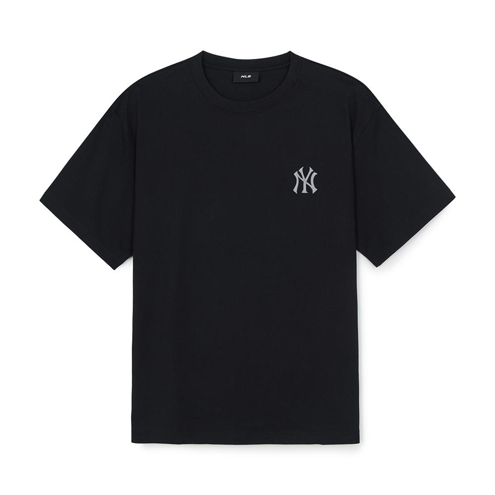 เสื้อยืด Vintage Denimlike Monogram Big Lux Over Fit T-Shirts New York Yankees