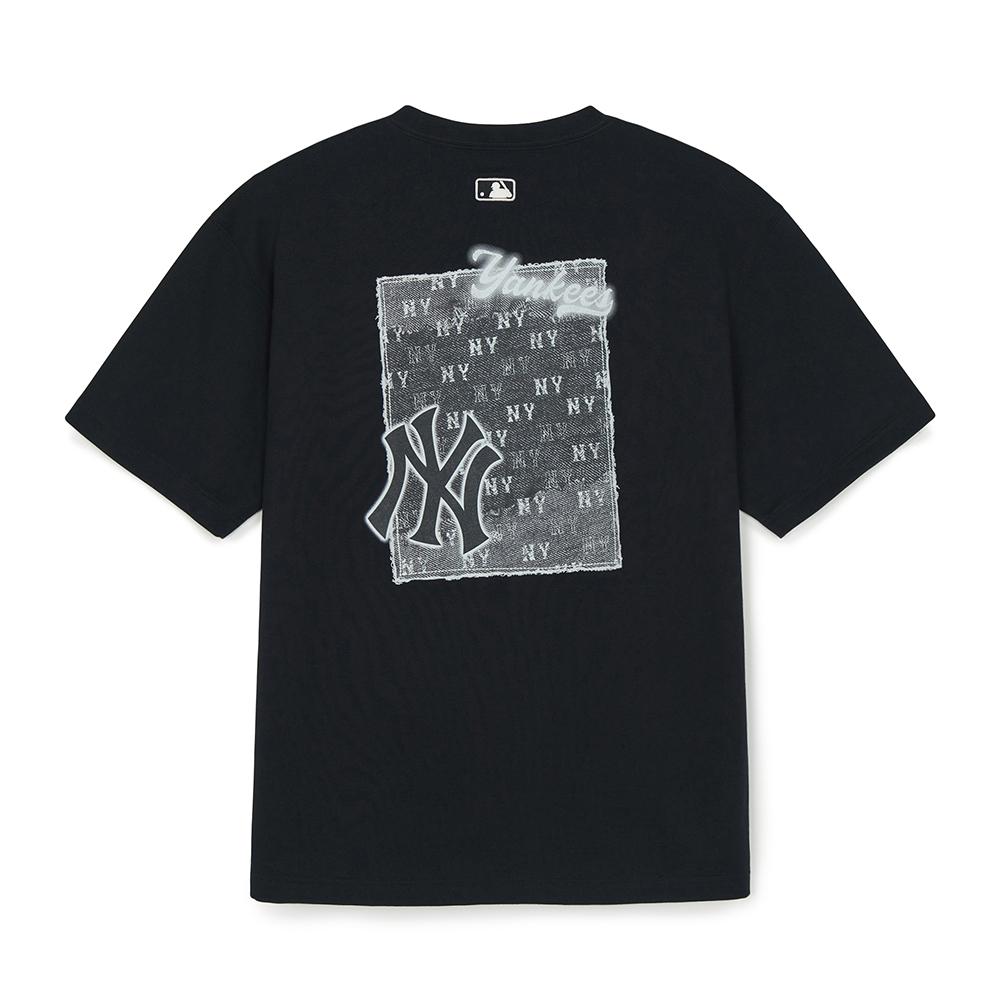 เสื้อยืด Vintage Denimlike Monotive Over Fit T-Shirts New York Yankees