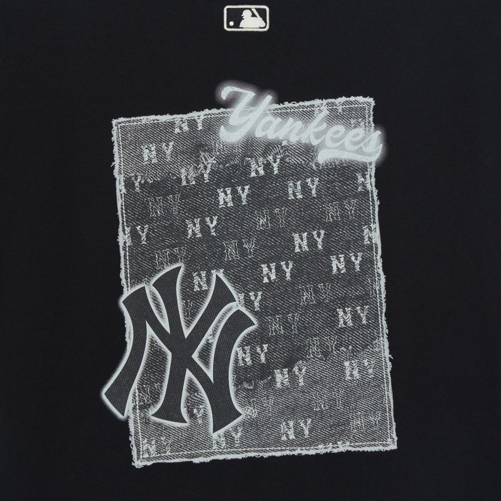 เสื้อยืด Vintage Denimlike Monotive Over Fit T-Shirts New York Yankees