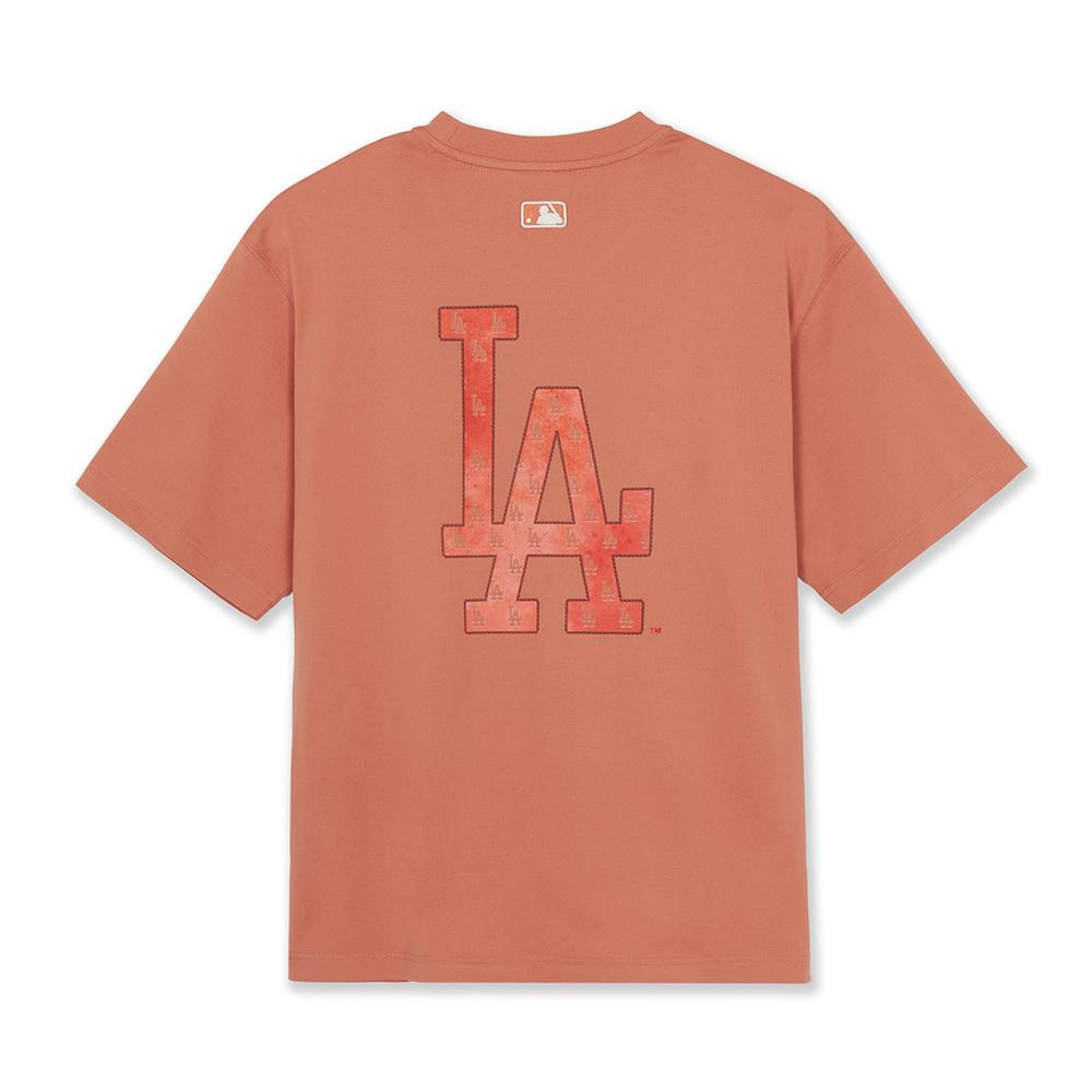 Monogram Gradation Big Lux Semi Over Fit T-Shirts Los Angeles Dodgers