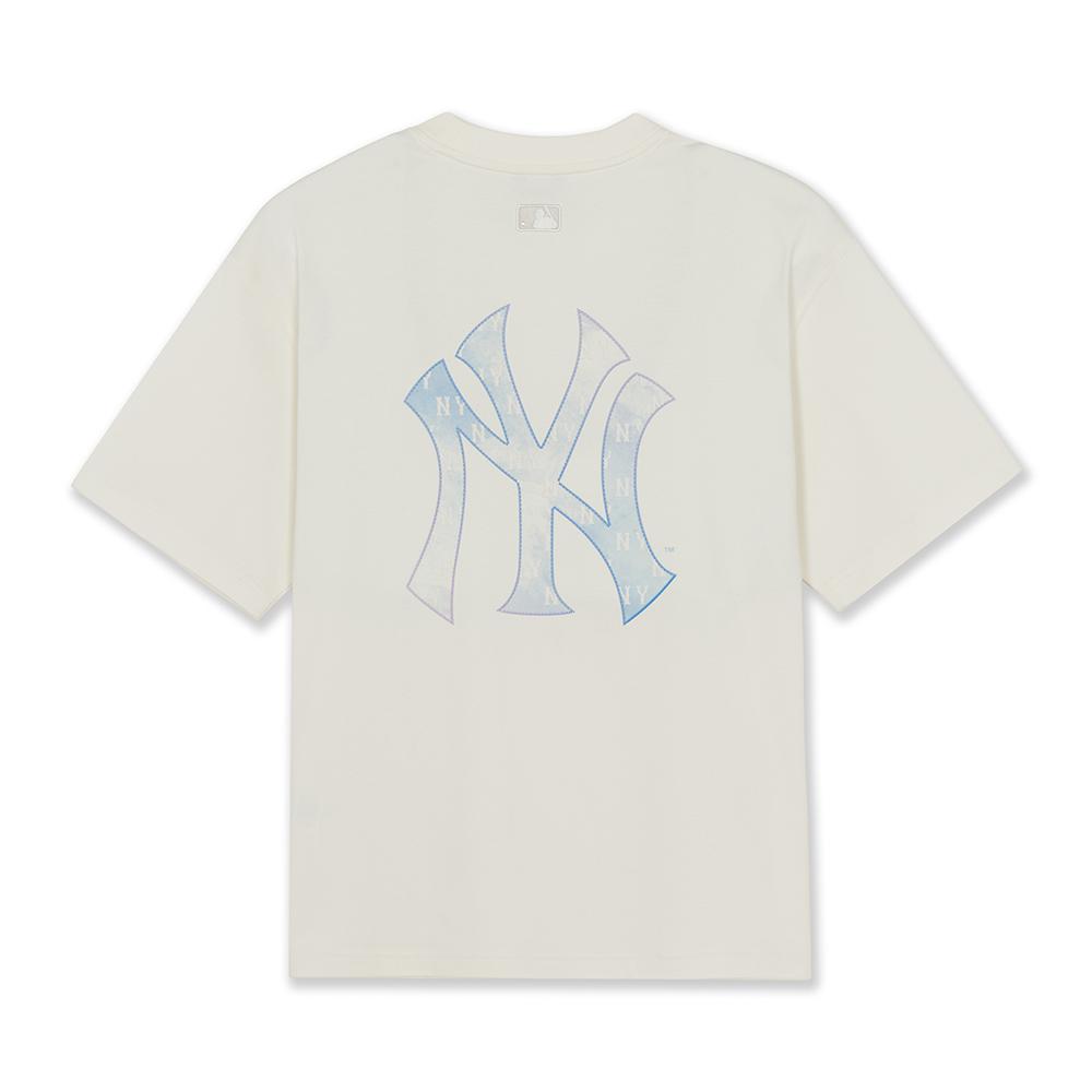 Monogram Gradation Big Lux Semi Over Fit T-Shirts New York Yankees