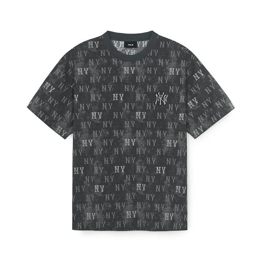 เสื้อยืด Vintage Monogram All-Over Printed Over Fit T-Shirts New York Yankees