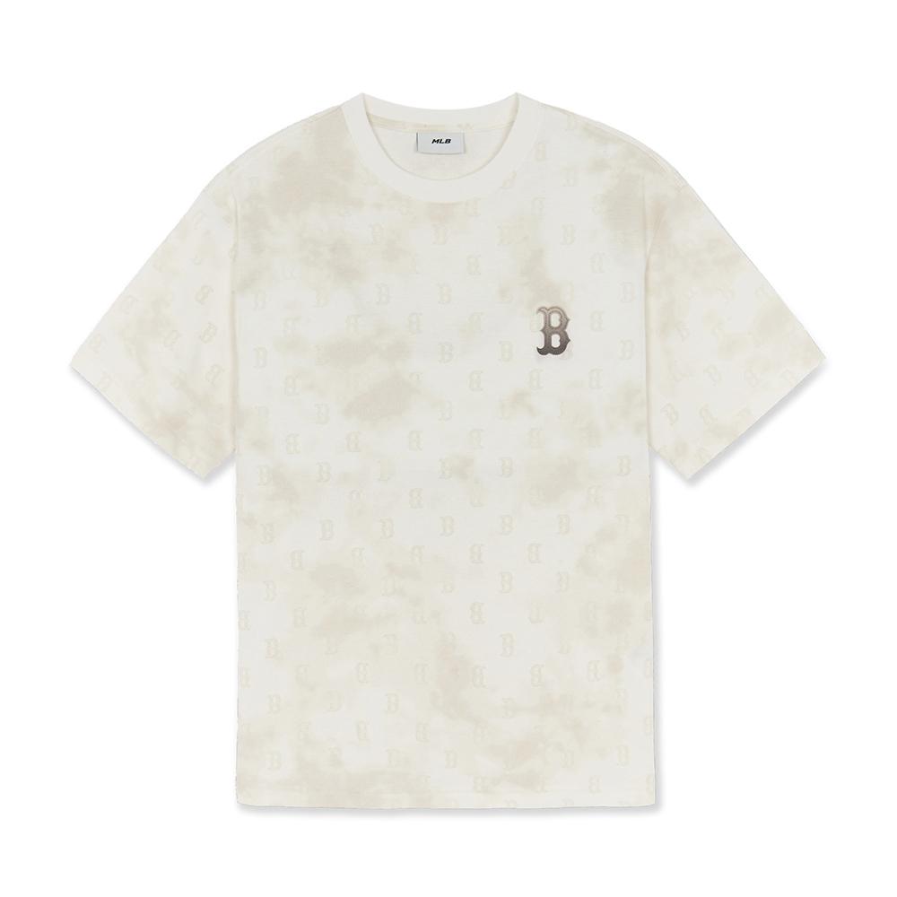 เสื้อยืด Monogram Tie-Dyeing Print Over Fit T-Shirts Boston Red Sox