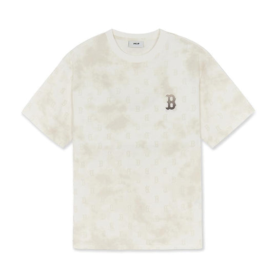 Monogram Tie-Dyeing Print Over Fit T-Shirts Boston Red Sox
