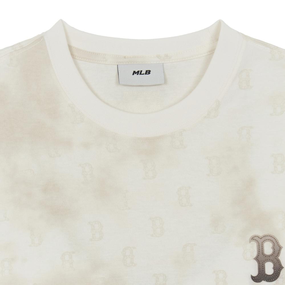 เสื้อยืด Monogram Tie-Dyeing Print Over Fit T-Shirts Boston Red Sox