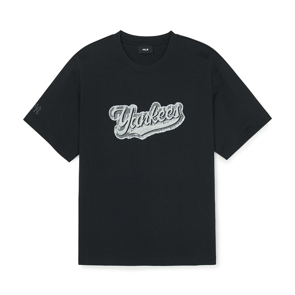 เสื้อยืด Vintage Deminlike Monogram Cursive Overfit T-Shirts New York Yankees