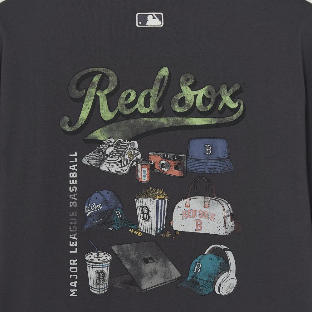 In My Bag Drawing Over Fit T-Shirts Boston Red Sox