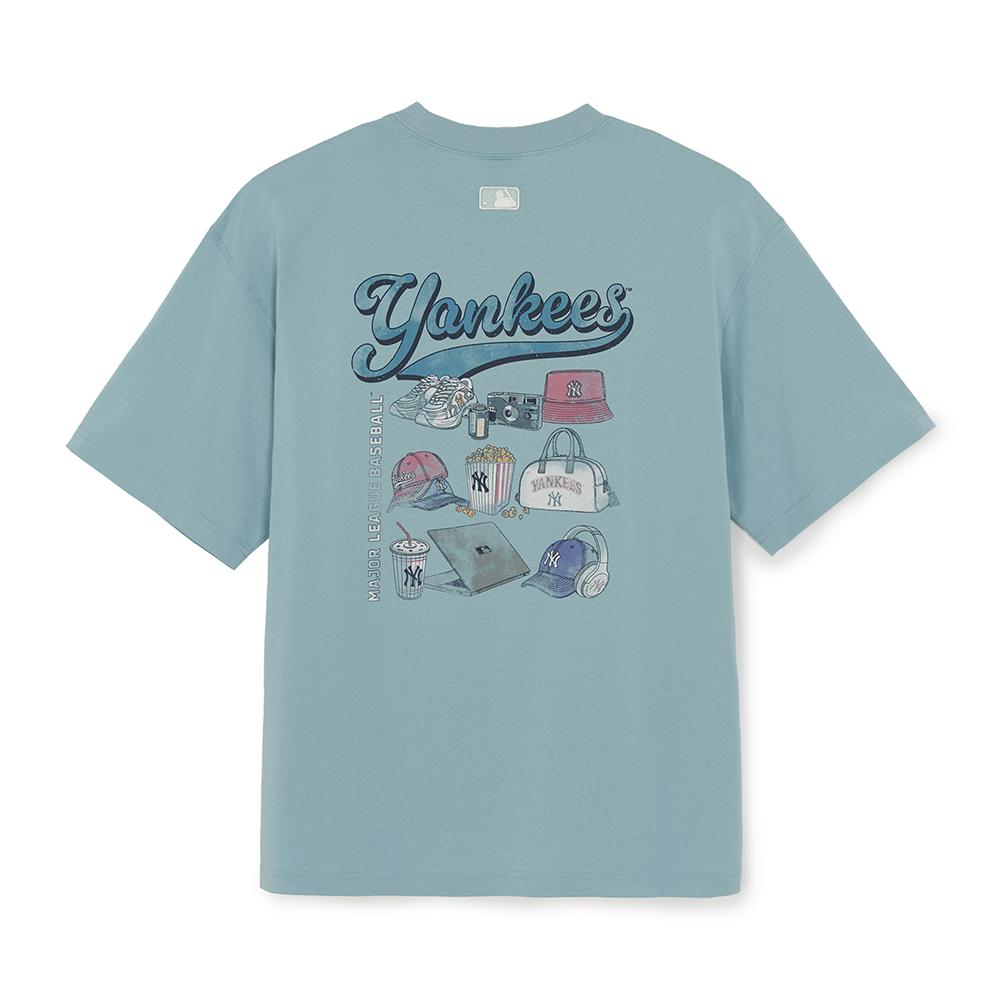 In My Bag Drawing Over Fit T-Shirts New York Yankees
