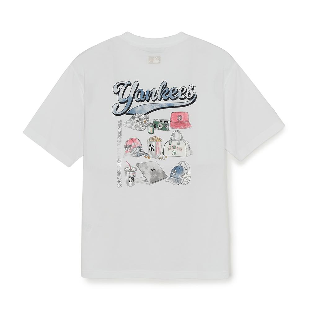 In My Bag Drawing Over Fit T-Shirts New York Yankees