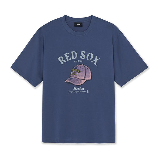 เสื้อยืด Drawing Graphic Over Fit T-Shirts Boston Red Sox