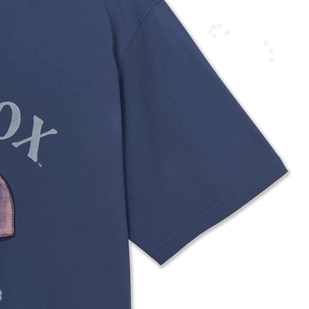 Drawing Graphic Over Fit T-Shirts Boston Red Sox