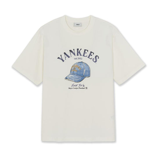 เสื้อยืด Drawing Graphic Over Fit T-Shirts New York Yankees
