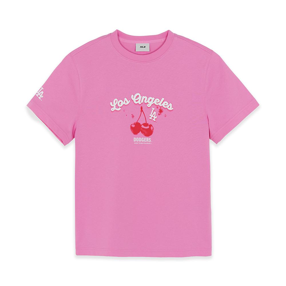 Summer Fruits Lifestyle Front Graphic Over Fit T-Shirts Los Angeles Dodgers