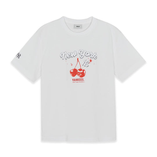 เสื้อยืด Summer Fruits Lifestyle Front Graphic Over Fit T-Shirts New York Yankees