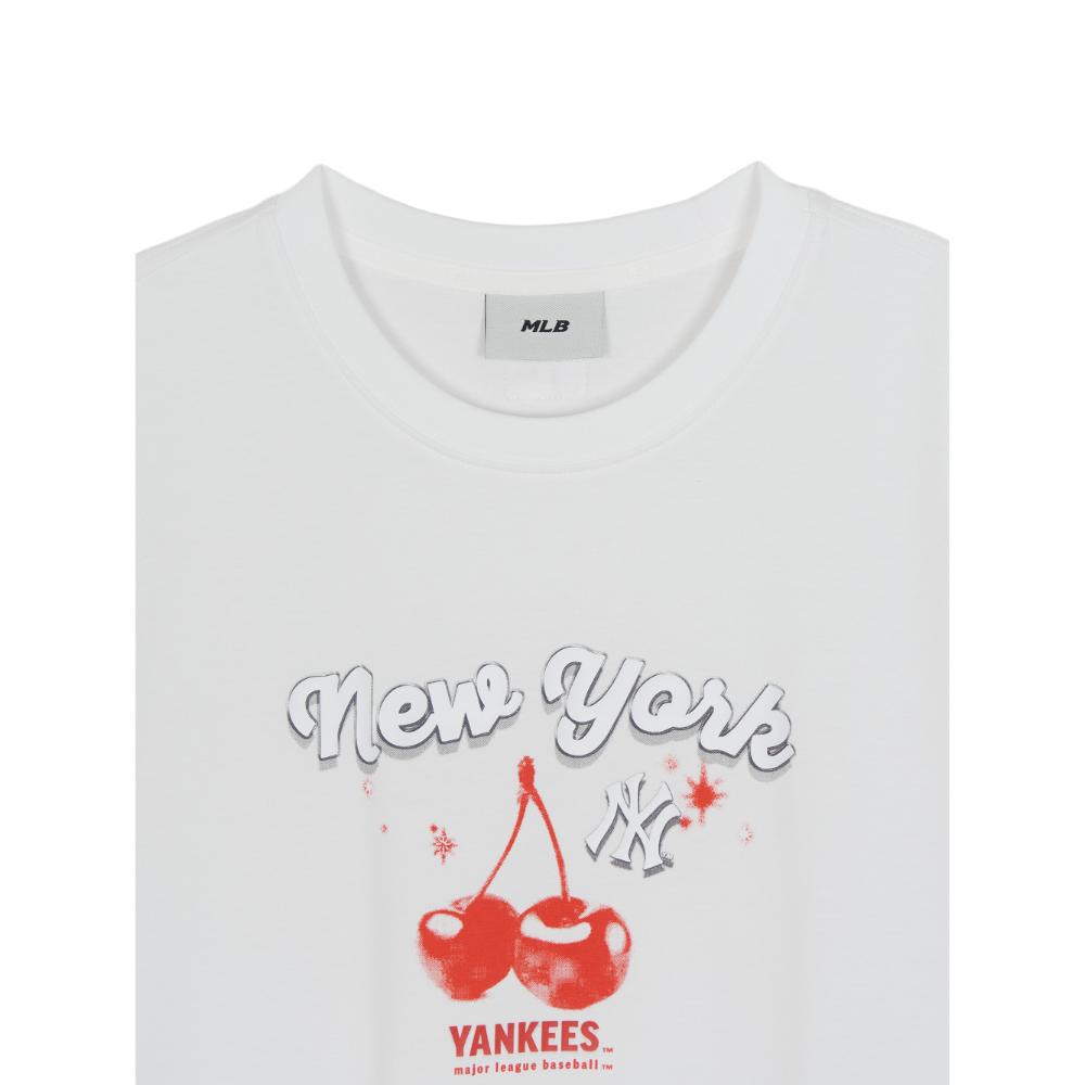 Summer Fruits Lifestyle Front Graphic Over Fit T-Shirts New York Yankees
