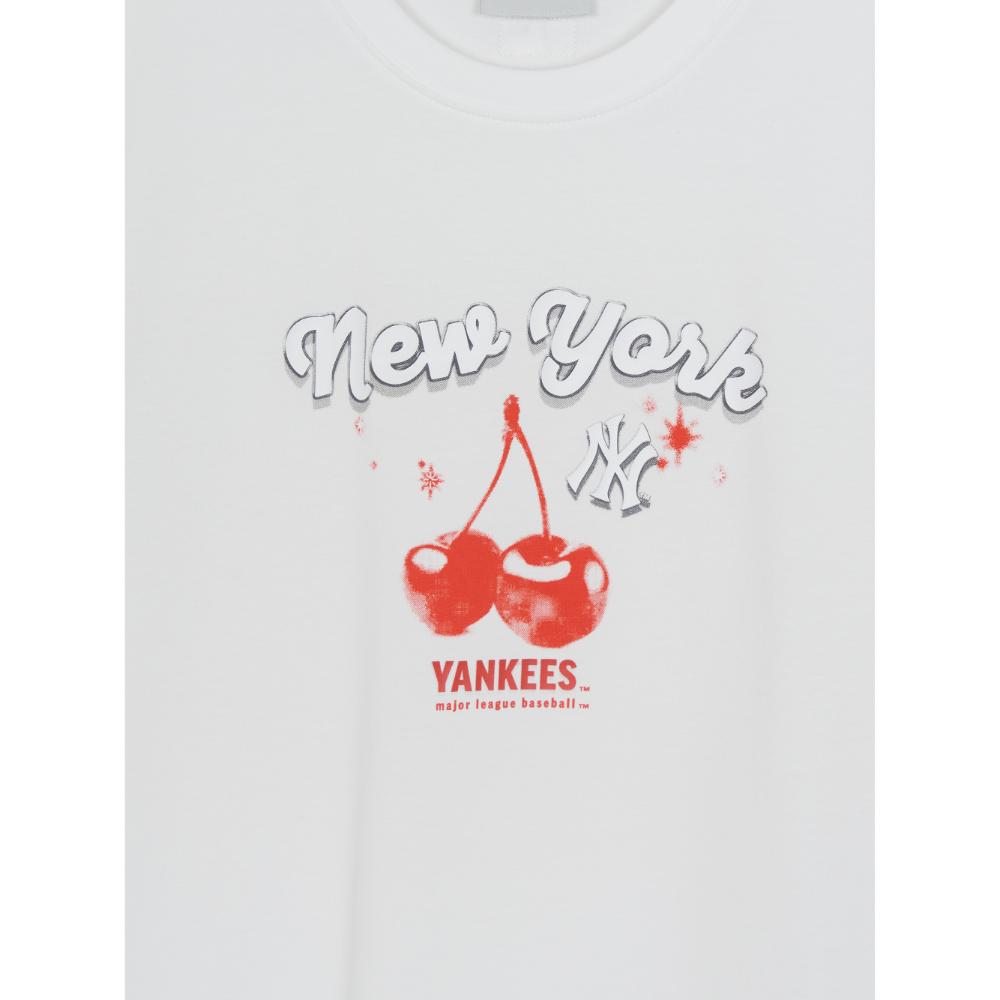 Summer Fruits Lifestyle Front Graphic Over Fit T-Shirts New York Yankees
