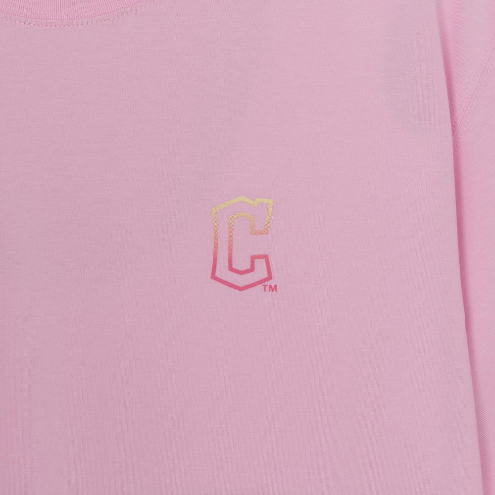 Summer Fruits Lifestyle Big Logo Over Fit T-Shirts Cleveland Guardians