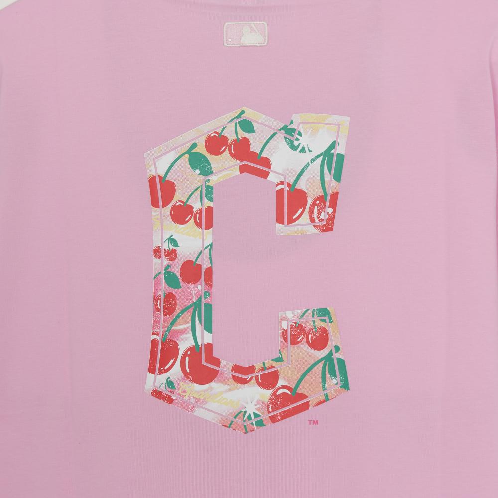 Summer Fruits Lifestyle Big Logo Over Fit T-Shirts Cleveland Guardians