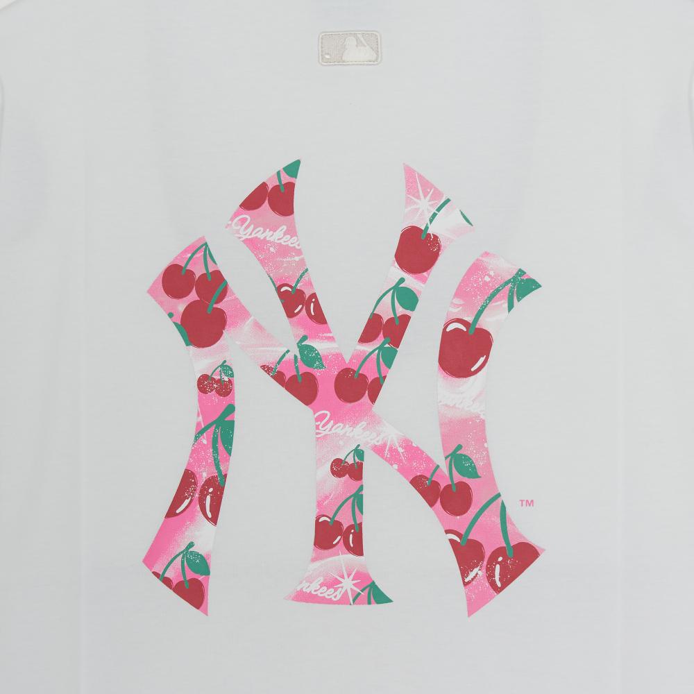 Summer Fruits Lifestyle Big Logo Over Fit T-Shirts New York Yankees