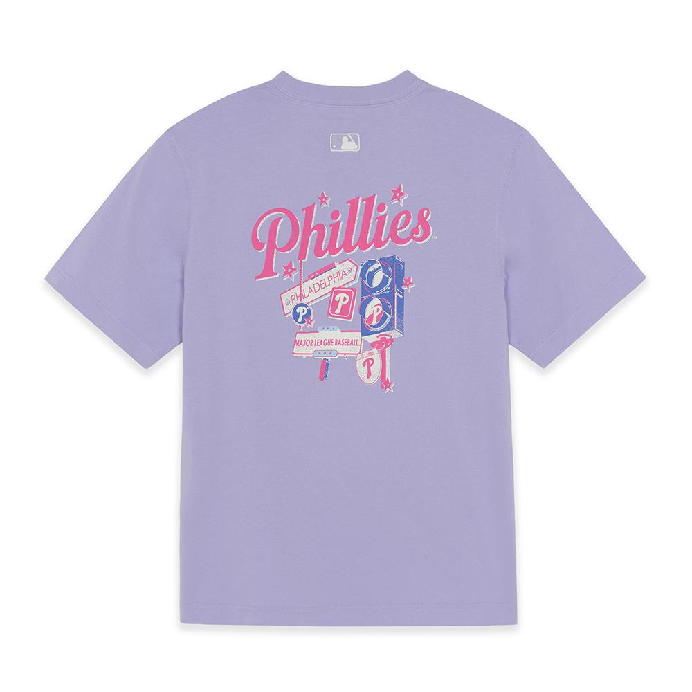 เสื้อยืด Colorful City Traffic Over Fit T-Shirts Philadelphia Phillies