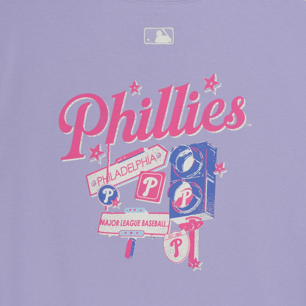 เสื้อยืด Colorful City Traffic Over Fit T-Shirts Philadelphia Phillies