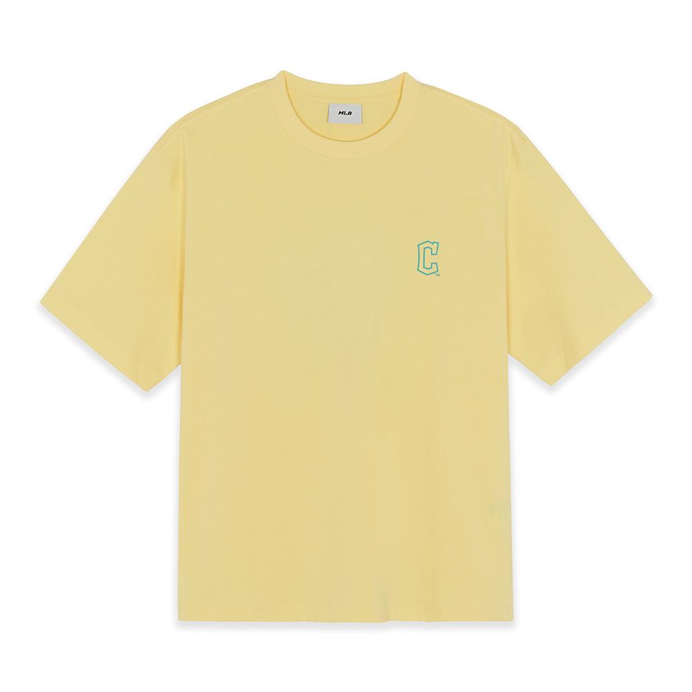Colorful City Traffic Over Fit T-Shirts Cleveland Guardians
