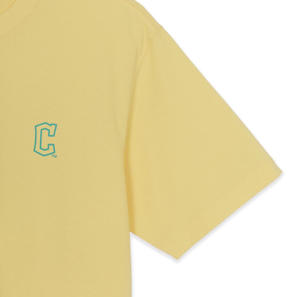 Colorful City Traffic Over Fit T-Shirts Cleveland Guardians