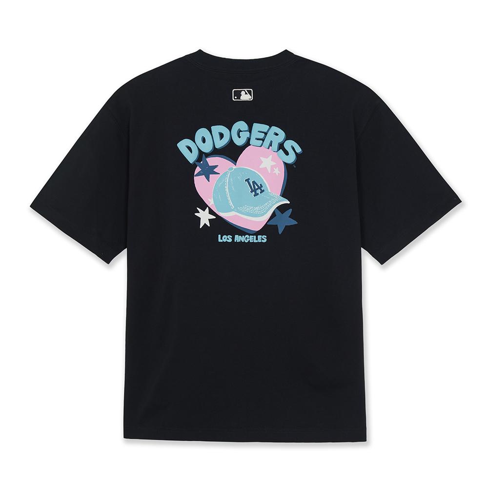 เสื้อยืด Mlb Signature Cap Like Over Fit T-Shirts Los Angeles Dodgers