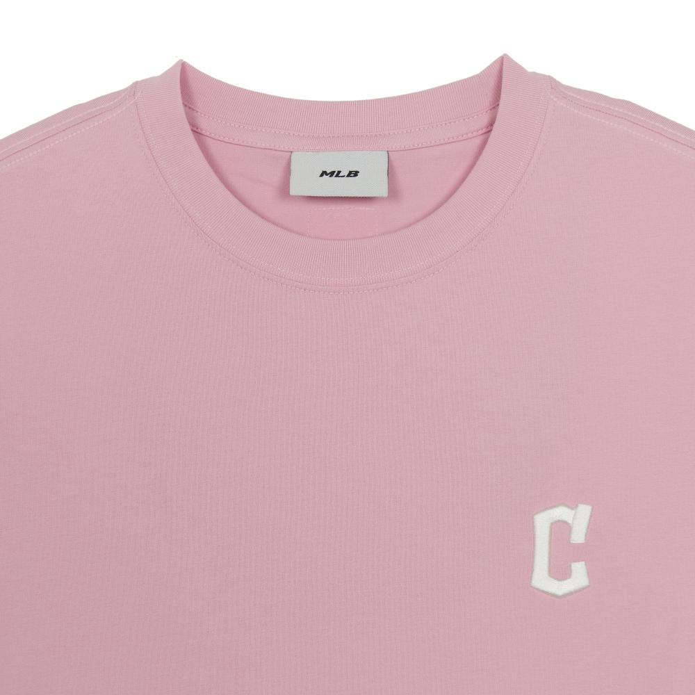เสื้อยืด Mlb Signature Cap Like Over Fit T-Shirts Cleveland Guardians