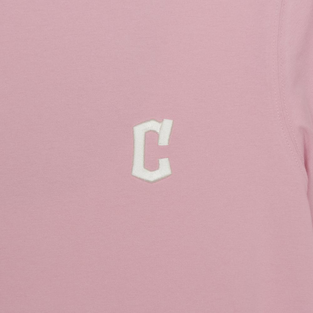 เสื้อยืด Mlb Signature Cap Like Over Fit T-Shirts Cleveland Guardians